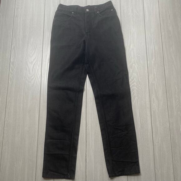 Harley Davidson Denim Women's Black Relaxed Boyfriend Jeans Size 8 - Picture 1 of 10